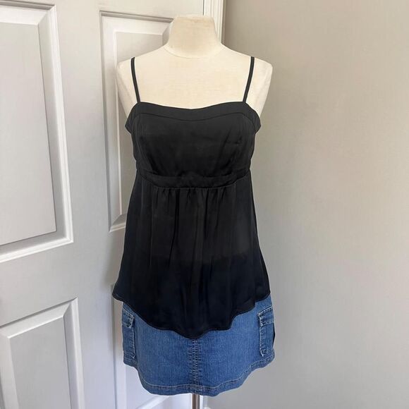 Y2K BLACK CABI SHEER TANK‎ TOP - Picture 1 of 6